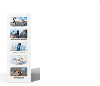 Insta360 X5 Bundle Экшн-камера 72MP 8K Ultra HD (CINSAAHA-X504)