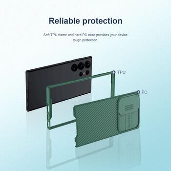Nillkin CamShield PRO Hard Case Защитный чехол для Samsung Galaxy S23 Ultra / чёрный (57983112677)