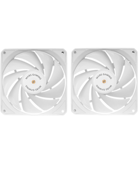 Mars Gaming MFNCLX2W PWM Fan kit 2x 120mm / FDB (MFNCLX2W)