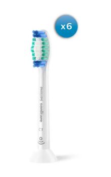 Philips HX6016/87 Sonicare C1 ProResults Сменные насадки для электрической зубной щётки 6 шт (HX6016/87)