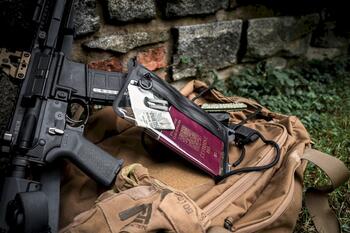 Tactical Splash Pouch 2.0 Водонепроницаемый чехол для телефона / асфальт (TA-57983121654)