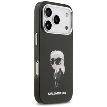 Karl Lagerfeld IML Aquarelle Karl & Logo MagSafe Case Защитный чехол для iPhone 17 Pro / чёрный (KLHMP17LHMKIAQOK)