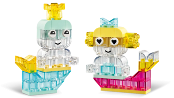 LEGO 11040 Classic Caurspīdīgie ķieģelīši Konstruktors (11040)