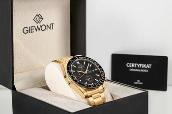 Giewont Chronograph Sapphire Vīriešu pulkstenis / zelta/melns (GW8720-B4)