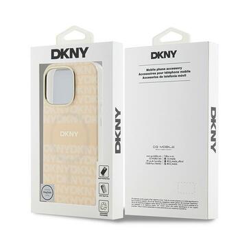 DKNY Repeat Texture Pattern With Stripe Защитный Чехол для Apple iPhone 16 Pro Max (DKHMP16XHRHSEP)