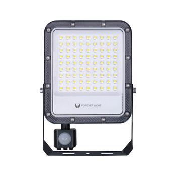 Forever Light Floodlight LED PROXIM+ LED Прожектор с датчиком движения 50W / 4000K / 7500lm / IP65 / 150lm/W (RTV200088)