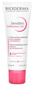 Bioderma Sensibio Defensive Rich Защитный питательный крем 40 ml (3701129804469)