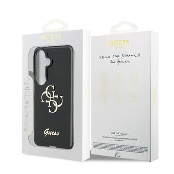 Guess IML 4G Script Metal Logo Чехол для Samsung Galaxy S26 (GUHCS26S5HC4MLSK)