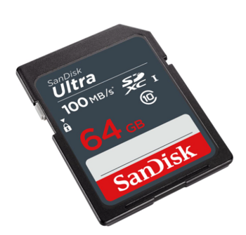 Sandisk Ultra SDXC 64GB Карта памяти (SDSDUNR-064G-GN3IN)