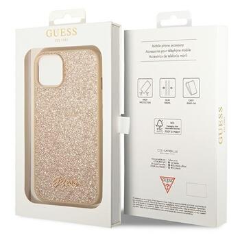 Guess GUHCP14MHGGSHD Glitter Script Защитный чехол для iPhone 14 Plus/15 Plus 6.7