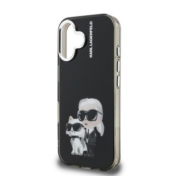 Karl Lagerfeld IML Aquarelle Karl and Choupette Case Aizsargapvalks priekš Apple iPhone 16 (KLHCP16SHMKCAQK)