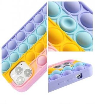 Mocco Bubble Case Aizmugurējais Antistresa Silikona Apvalks Priekš Apple iPhone 13 Pro (MO-BB-AP-IP13PRO-MIX)
