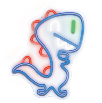 Forever Light FLNJ01 JURASSIC BABY DINO Neon LED Dekorācijā (FLNJ01)