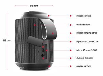 Swissten Ultimate Bluetooth Portatīvais Skaļrunis 24W (52109000)