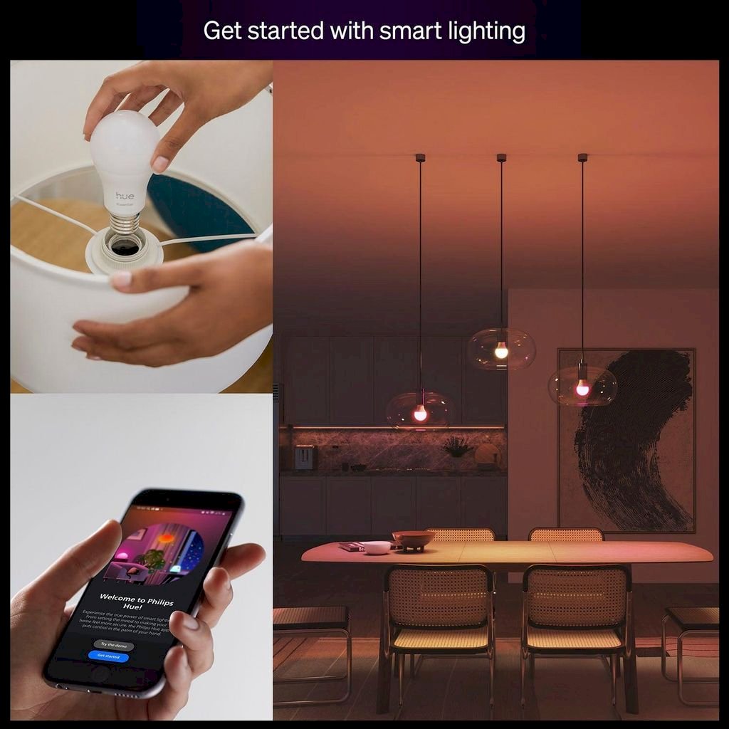 Philips Hue Essential A60 Умная лампочка E27 8W (929004235401)