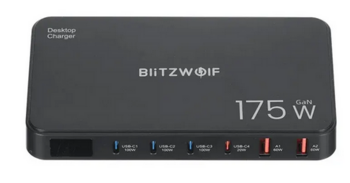 Blitzwolf BW-S30 6in1 Зарядная станция 4x USB-C / 2x USB 175W (BW-S30)