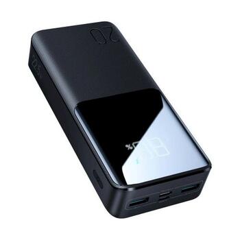 Joyroom JR-QP192 Power Bank with Digital Display C+U+U Зарядная батарея PD 22.5W 20000 mAh с входом Micro-USB / чёрный (JR-QP192-BLK)
