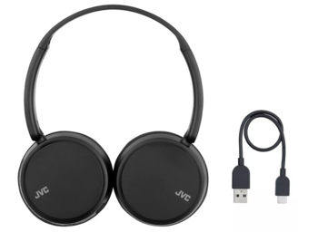JVC Deep Bass Headphones Bezvadu Austiņas (HA-S36W/BK)