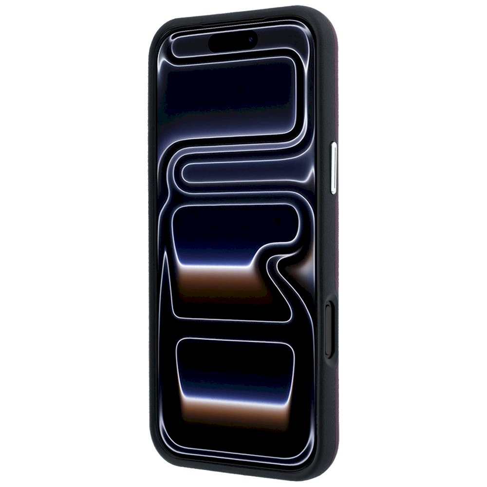 BMW Sign Deboss Quilted Metal Logo MagSafe Case Aizsargapvalks priekš iPhone 18 Pro / 17 Pro / bordo (BMHMP18L26SWOSPR)