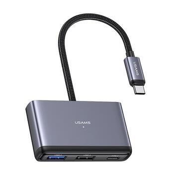 Usams 5in1 USB 2.0 / USB 3.0 / USB-C / TF / SD / hubs (SJ628HUB01)