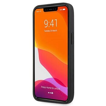 Guess GUHCP13LSA4GSBK Saffiano 4G Metal Logo Защитный чехол для iPhone 13 Pro/13 6,1