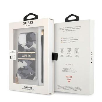 Guess GUHCP13MKCABBK Camo Strap Collection Aizsargapvalks priekš iPhone 13 / 14 / 15 6,1
