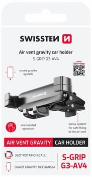 Swissten S-GRIP G3-AV4 Gravity Air-Vent Автомобильный держатель (65010802)