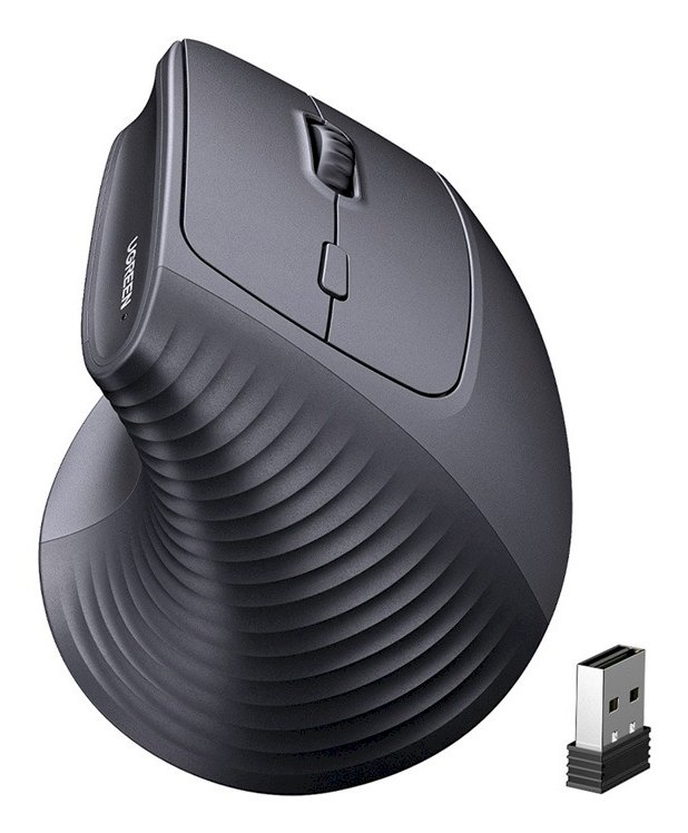 UGREEN M571 Pele birojam labročiem RF Wireless + Bluetooth 4000 DPI / melna (UG-65042)