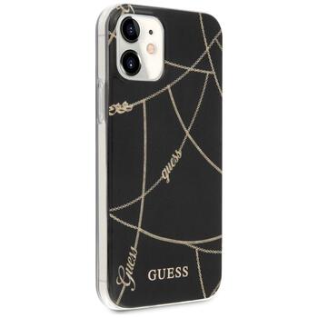 Guess GUHCP12SPCUCHBK Gold Chain Collection Защитный чехол для iPhone 12 mini 5,4