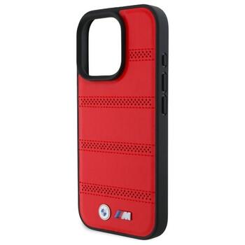 BMW M Perforated And Stitched Line MagSafe Защитный Чехол для Apple iPhone 16 Pro Max (BMHMP16X23PUSPR)