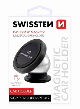 Swissten S-Grip M2 Универсальный держатель с магнитом для устройств (SW-CH-PA-M2-BK)
