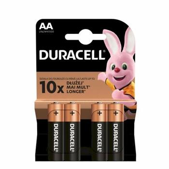 Duracell BASIC LR6 AA baterijas 4 gab (5000394127050)