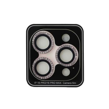 Guess Fixed Glliter Protective Lens Защитное Стекло для Объективов Камеры Apple iPhone 16 Pro/16 Pro Max (GUCL163SGGP)