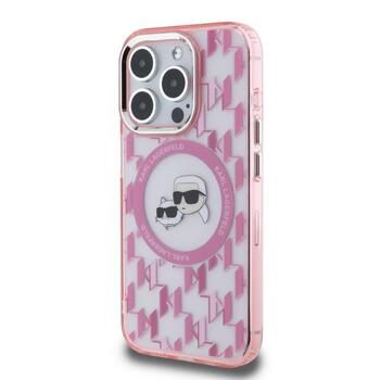 Karl Lagerfeld KLHMP15XHMCKMHP IML Monogram Karl&Choupette Head Aizsargapvalks priekš iPhone 15 Pro Max 6.7