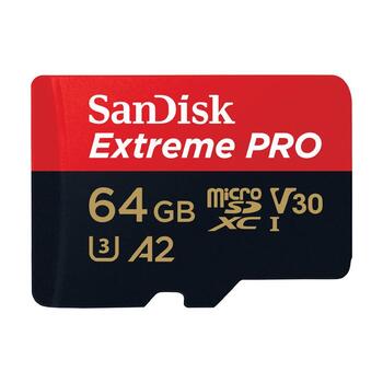 SanDisk Extreme Pro Карта Памяти microSDXC 64GB (SDSQXCU-064G-GN6MA)