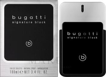 Bugatti Signature Black Туалетная вода EDT M 100 ml (4051395402180)