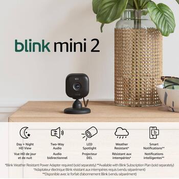 Amazon Blink Mini 2 Камера видеонаблюдения / белая (B0BWX2XRYW)