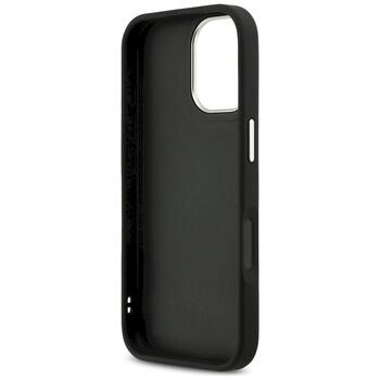 Case Guess Grained Big 4G Classic Logo Aizsargapvalks priekš iPhone 17 / melns (GUHCP17SPG4SMCEK)