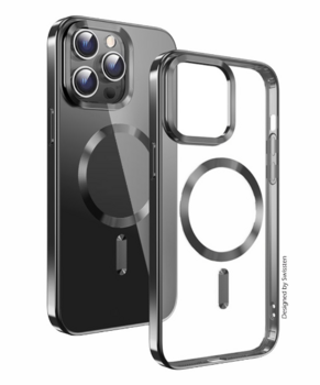 Swissten Clear Jelly Magstick Metallic Case Защитный Чехол для Apple iPhone 13 (36500107)