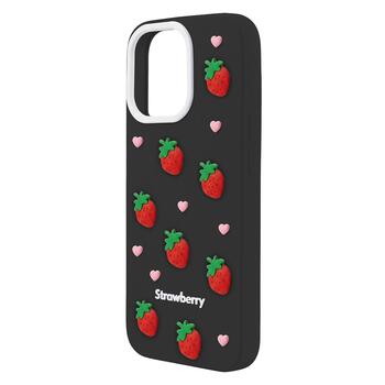 Mocco Strawberry Back Case Чехол для телефона Apple iPhone 11 (MO-SBC-IP-11-BK)