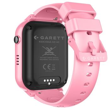 Garett Kids Essa GO 4G Умные часы для детей GPS / WiFi / Bluetooth / Video call / IP67 / GEO fence / SOS button / WhatsApp app / TikTok app (ESSA_GO_4G_PNK)