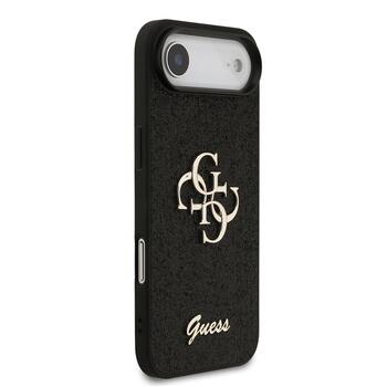 Guess PU Fixed Glitter 4G Metal Logo Case Чехол для Apple iPhone 17 Air (GUHCP17MHG4SGK)