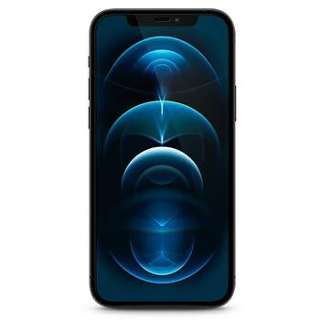 Guess GUSPP12MSLTR Vintage Magic Logo Tempered Glass Aizsargstikls Pilnam Ekrānam Apple iPhone 12 / 12 Pro (GUSPP12MSLTR)