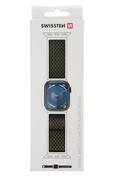Swissten Нейлоновый Pемешок с пряжкой для Apple Watch 42 / 44 / 45 / 49 mm (46000718)
