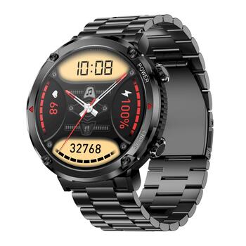 Smartwatch Gravity GT21-1 Силиконовый ремешок для смарт-часов / чёрный (GT21-1)