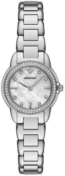 Emporio Armani Mia Sieviešu Pulkstenis 26mm Silver Mother Of Pearl Dial Stainless Steel Bracelet (4064092324655)