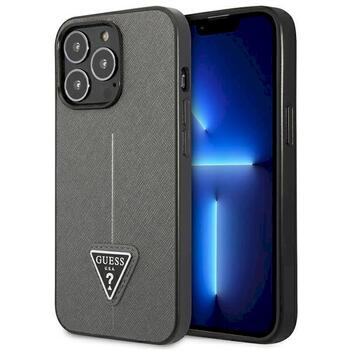 Guess GUHCP14XPSATLG Saffiano Triangle Logo Защитный чехол для iPhone 14 Pro Max 6,7