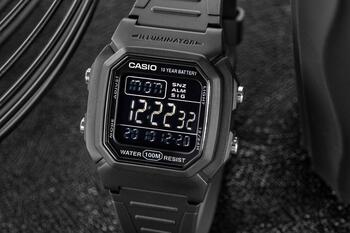 Casio W-800H-1BVES Vīriešu pulkstenis (W-800H-1BVES)