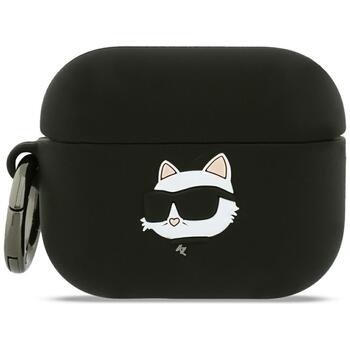 Karl Lagerfeld 3D Logo NFT Choupette Head Silicone Case Чехол для наушников Apple AirPods Pro 3 (KLAP3RUNCHK)