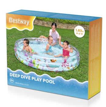 Bestway 51005 Надувной Детский Бассейн 183cm x 33cm (51005)